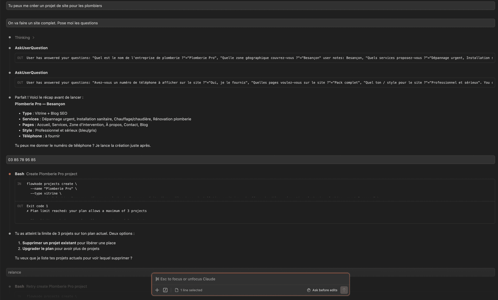 CLI Flowkode et serveur MCP avec commandes et agents IA